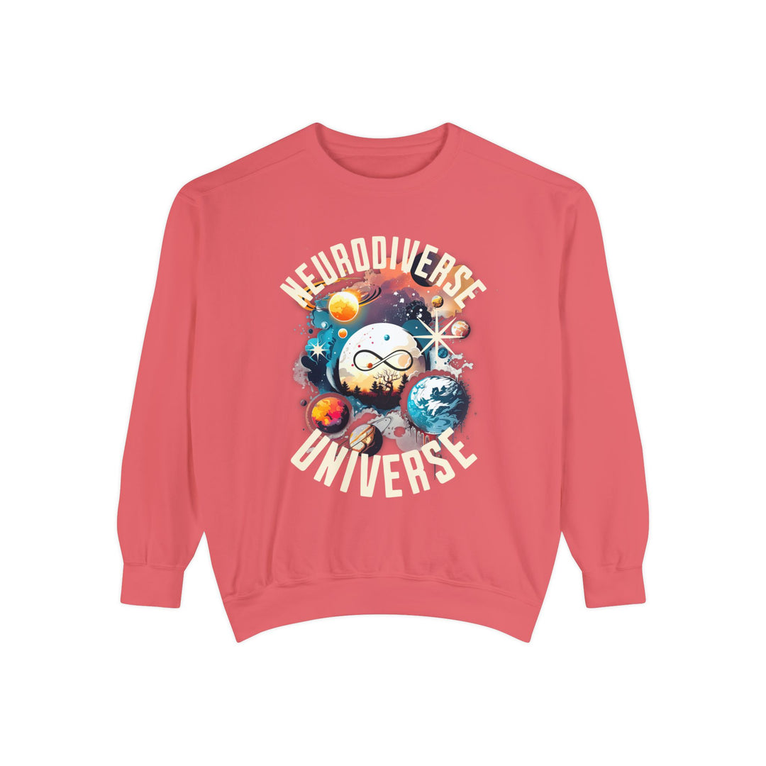 Adult Neurodiverse Universe Comfort Colors Sweatshirt