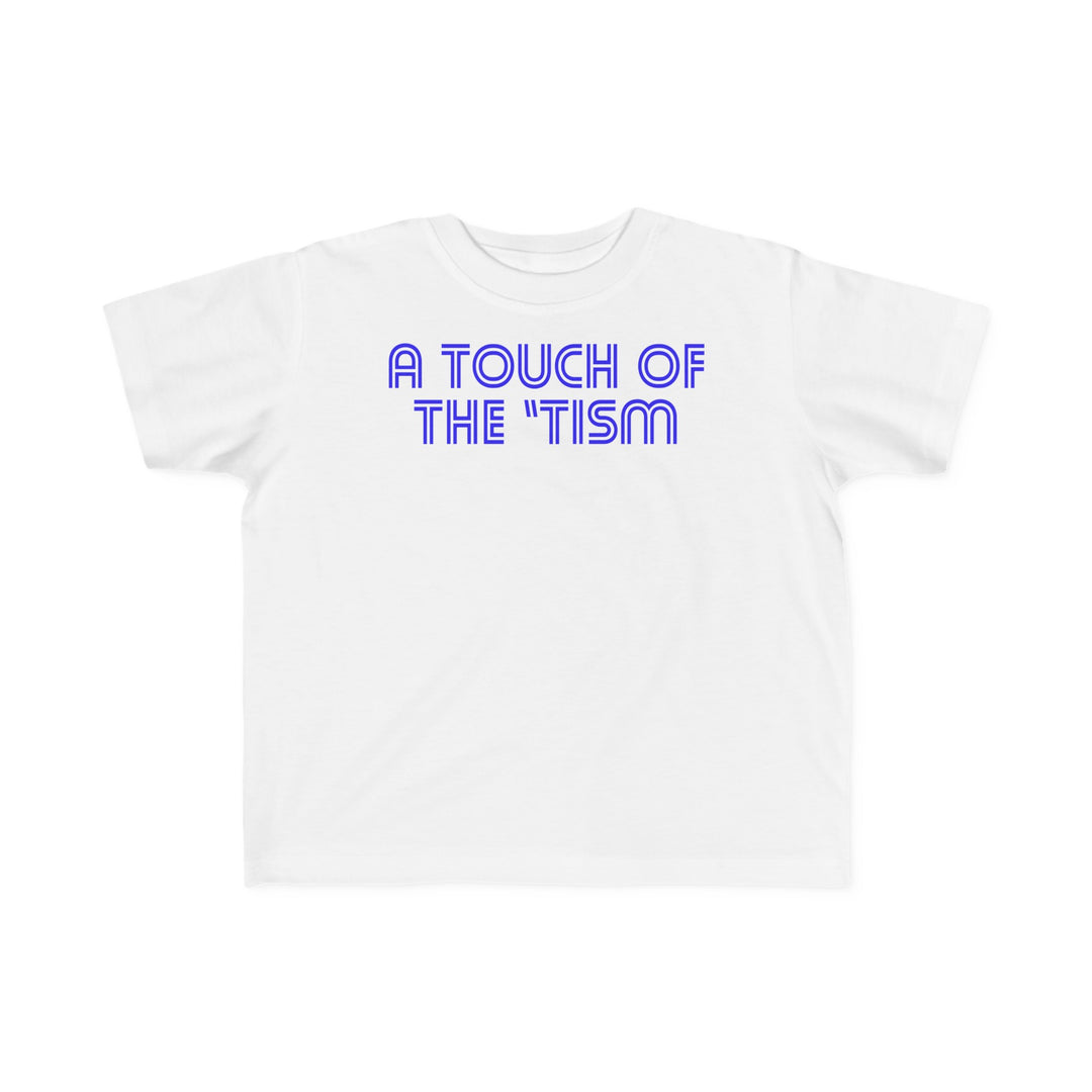 Toddler's Touch of the Tism Line Letters Tee