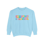 Comfort Colors Neurodiversity is Beautiful Groovy Sweatshirt