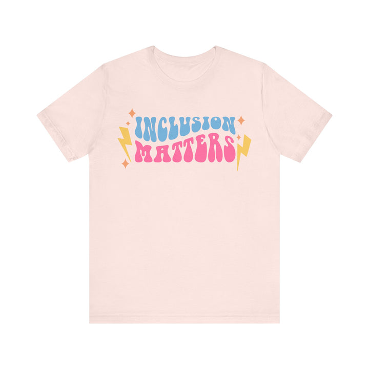 Adult Inclusion Matters Lightning Tee