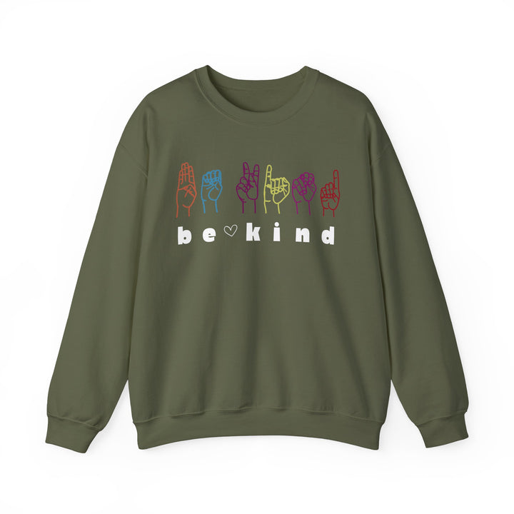 Adult Be Kind ASL Sweatshirt