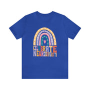 Celebrate Neurodiversity Rainbow Tee