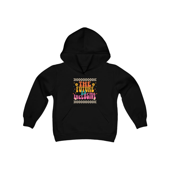 Kids Groovy The Future is Inclusive Hoodie Sweatshirt