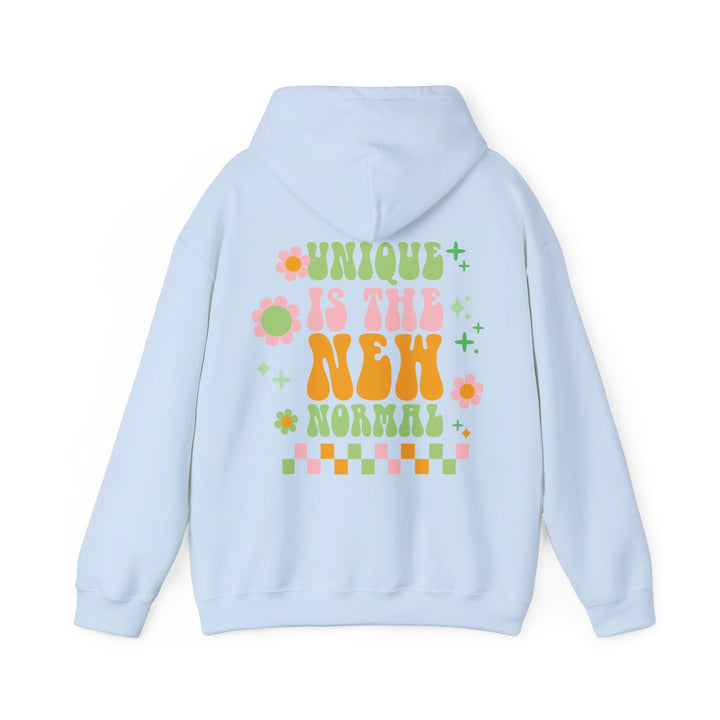 Adult Unique is the New Normal Front and Back Hoodie