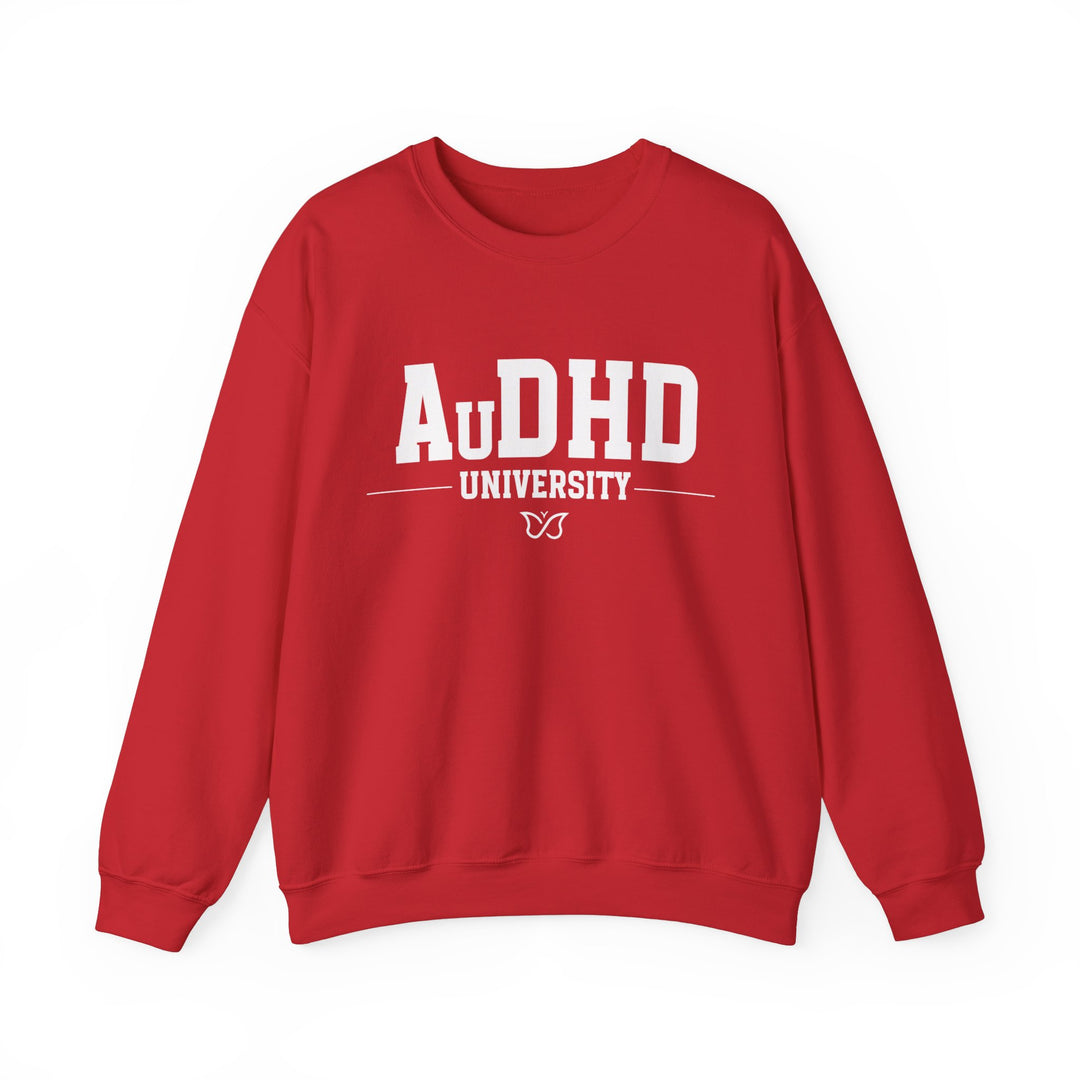 Adult AuDHD University Butterfly Symbol Sweatshirt