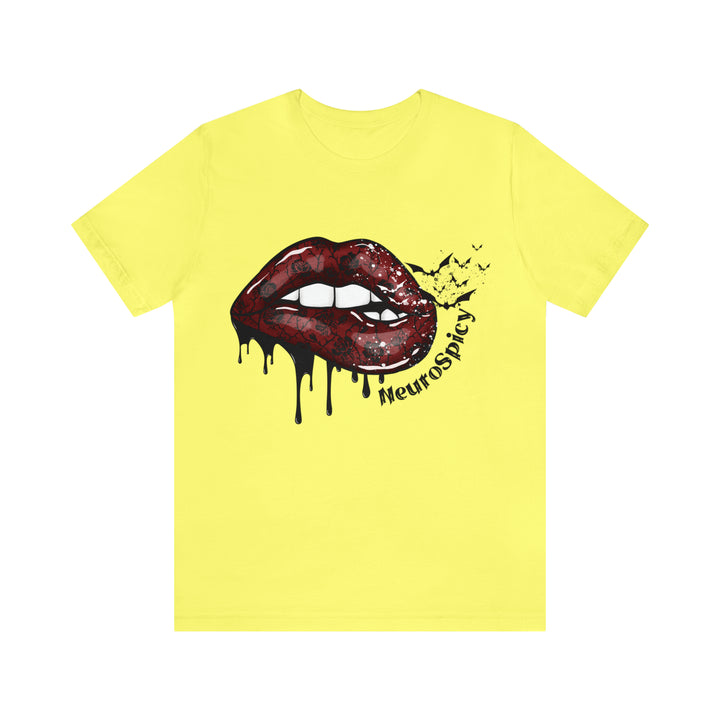 Lips and Bats Neurospicy Tee