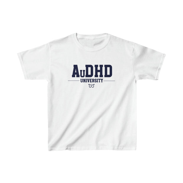 Kids AuDHD University Butterfly Symbol Tee