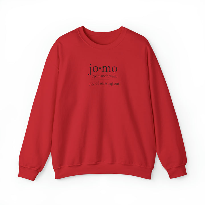 JOMO Sweatshirt Black Text