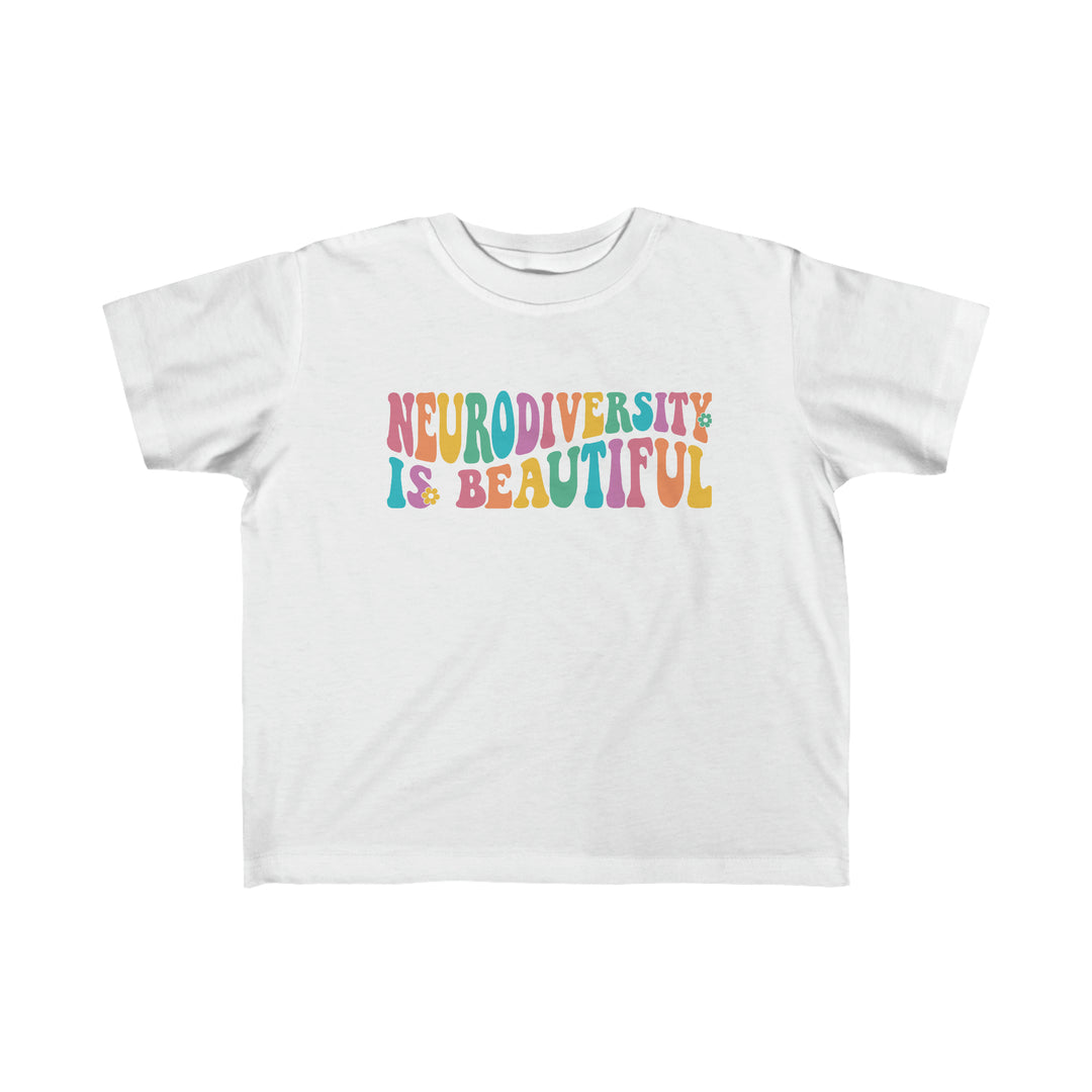 Toddler's Neurodiversity is Beautiful Groovy Tee