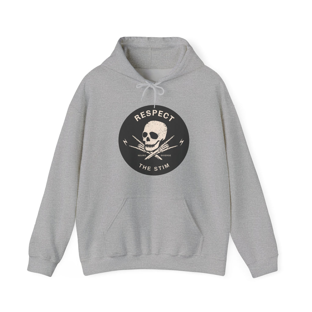 Adult Respect the Stim Skull Hoodie