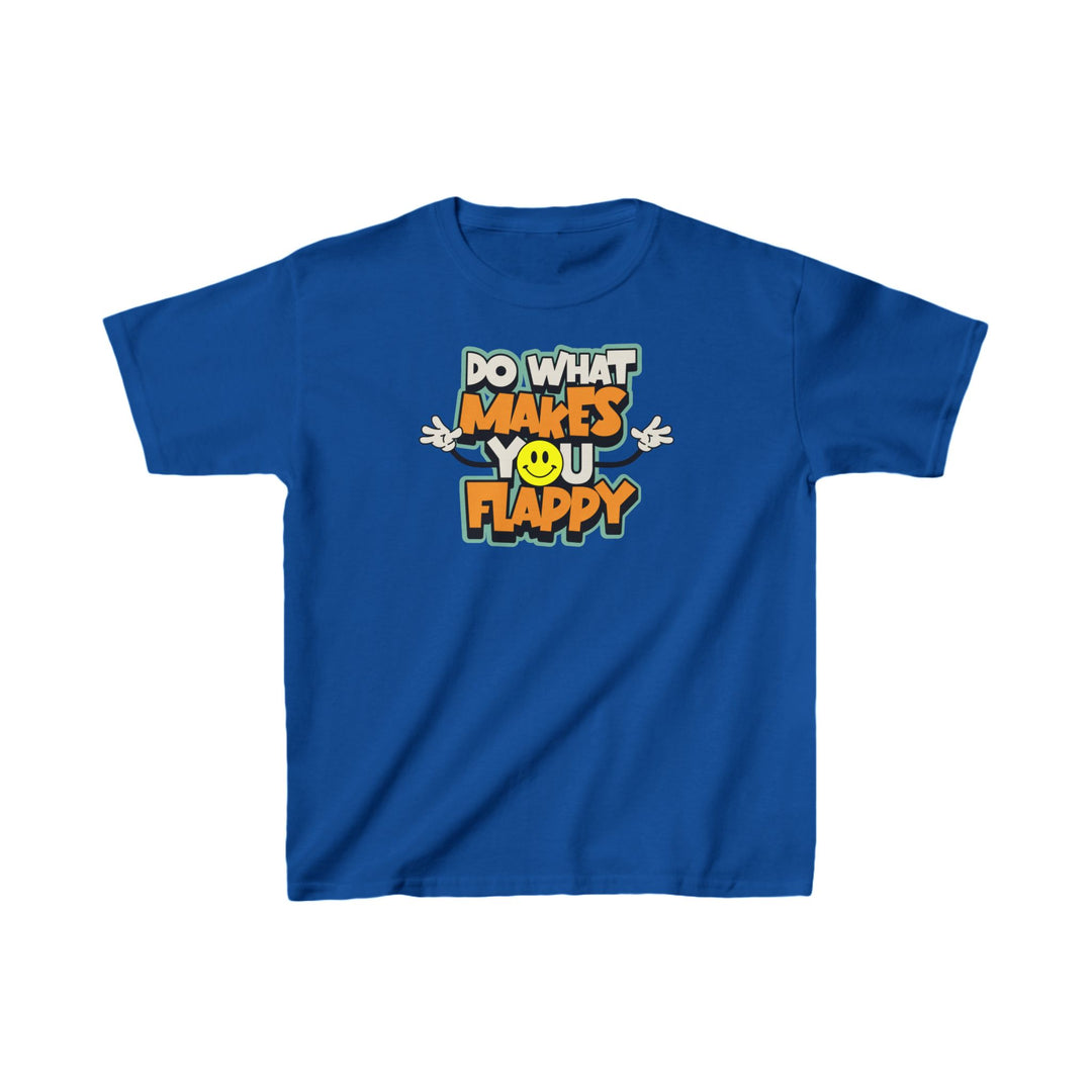 Kids Do What Makes You Flappy Smiley Arms Tee