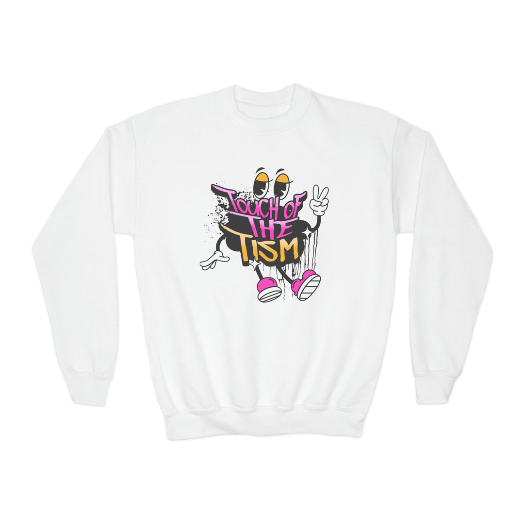 Kids Touch of the Tism Graffiti Sweatshirt