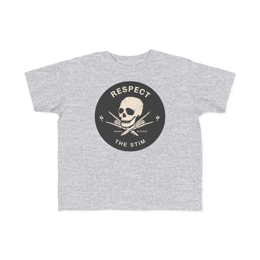 Toddler's  Respect the Stim Skull Tee