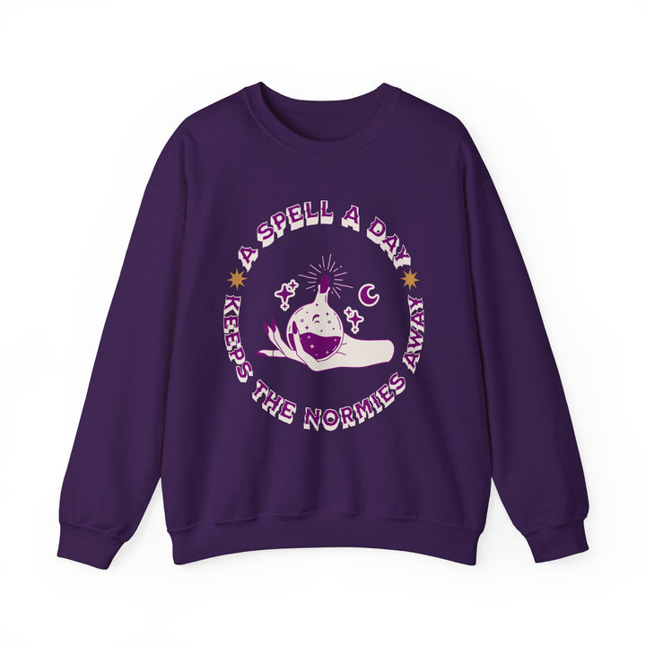 Adult A Spell A Day Keeps The Normies Away Sweatshirt