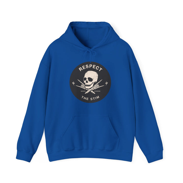 Adult Respect the Stim Skull Hoodie