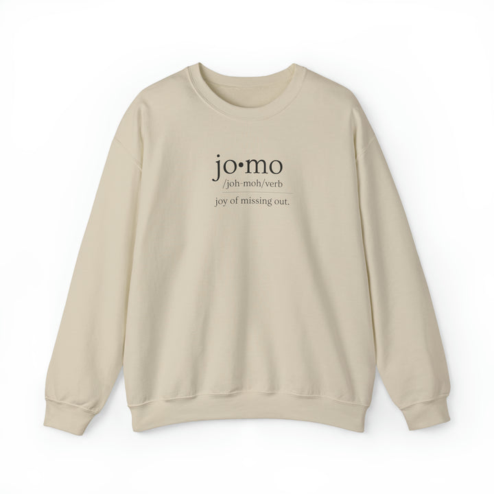 JOMO Sweatshirt Black Text