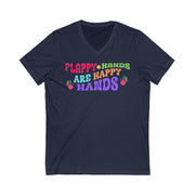 Flappy Hands are Happy Hands V-Neck Tee