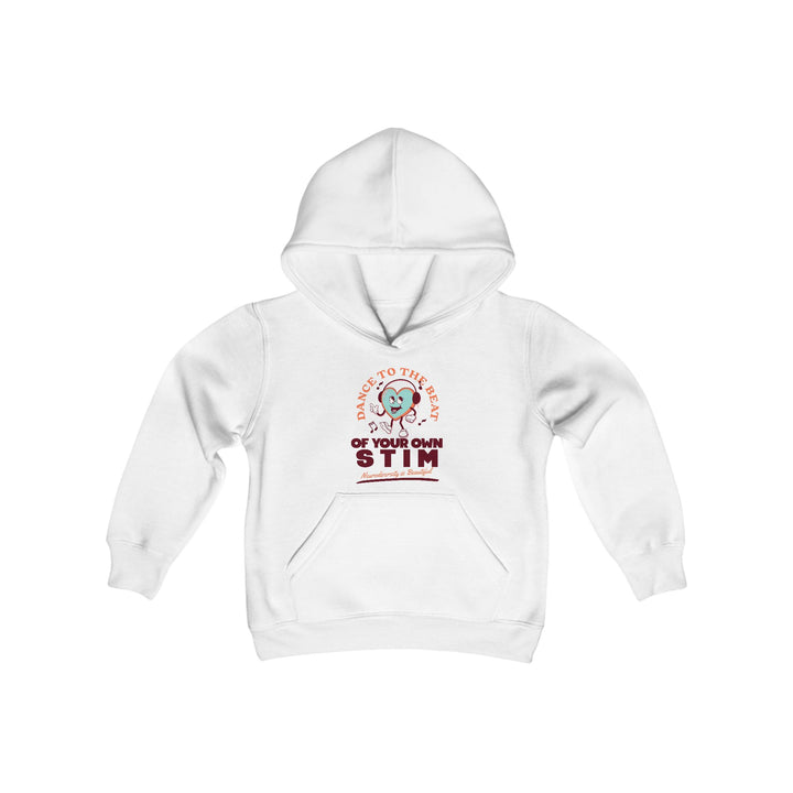 Kids Dance to the Beat of Your Own Stim Hoodie Sweatshirt