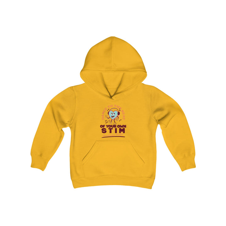 Kids Dance to the Beat of Your Own Stim Hoodie Sweatshirt