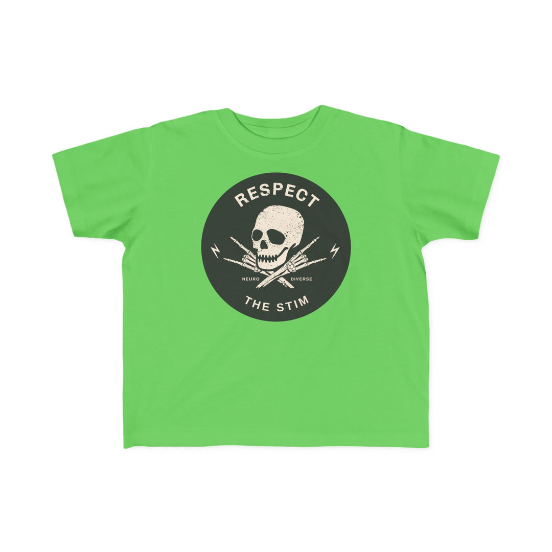 Toddler's  Respect the Stim Skull Tee