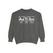 Adult Autism Elements Comfort Colors Sweatshirt
