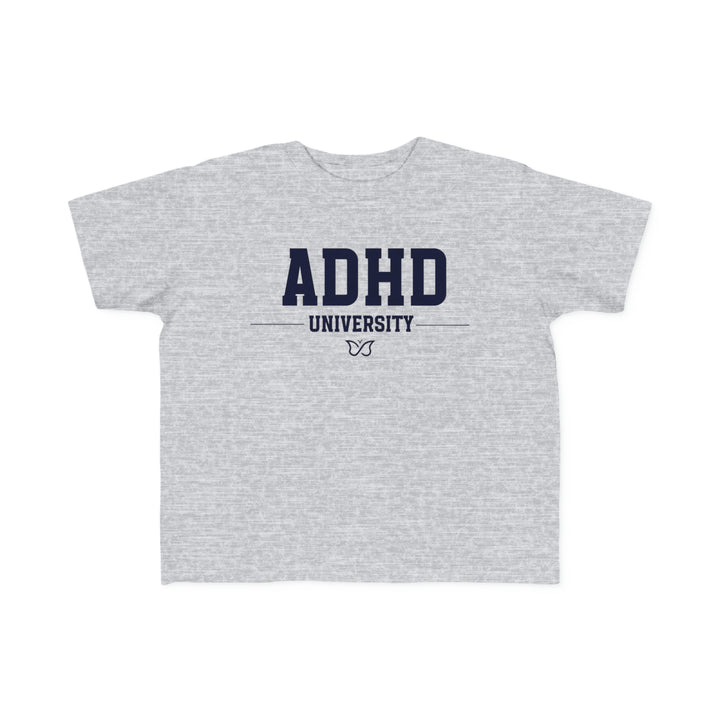 Toddler ADHD University Butterfly Symbol Tee