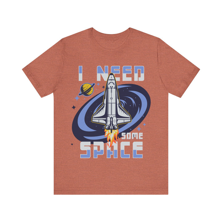 Adult I Need Some Space Rocket Tee