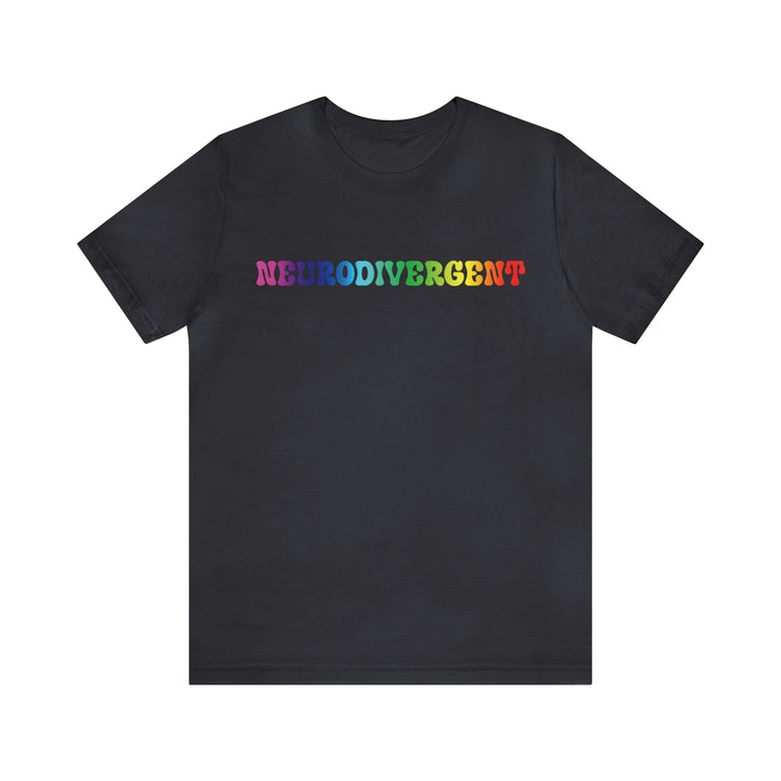 Groovy Rainbow Neurodivergent Tee