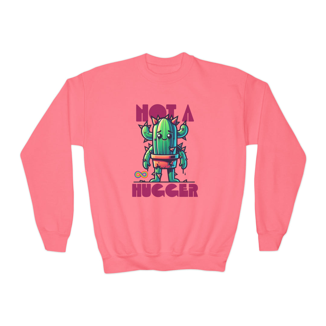 Kids Not a Hugger Cactus Sweatshirt