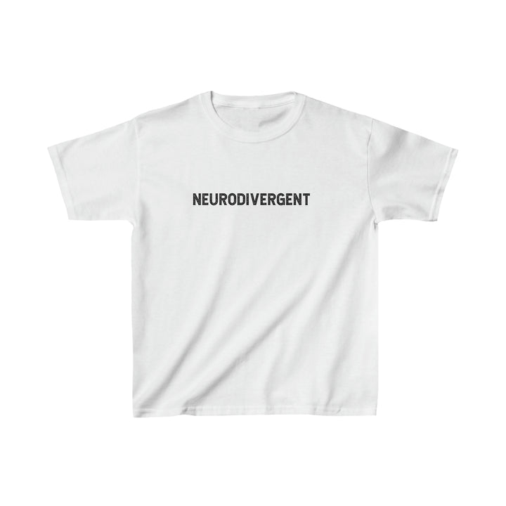 Kids Neurodivergent Distressed Text Tee