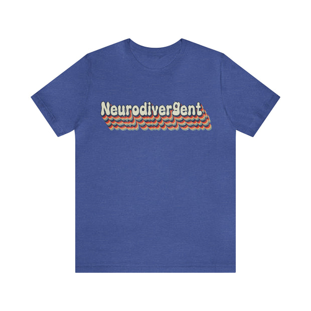 Retro Stacked Neurodivergent Tee