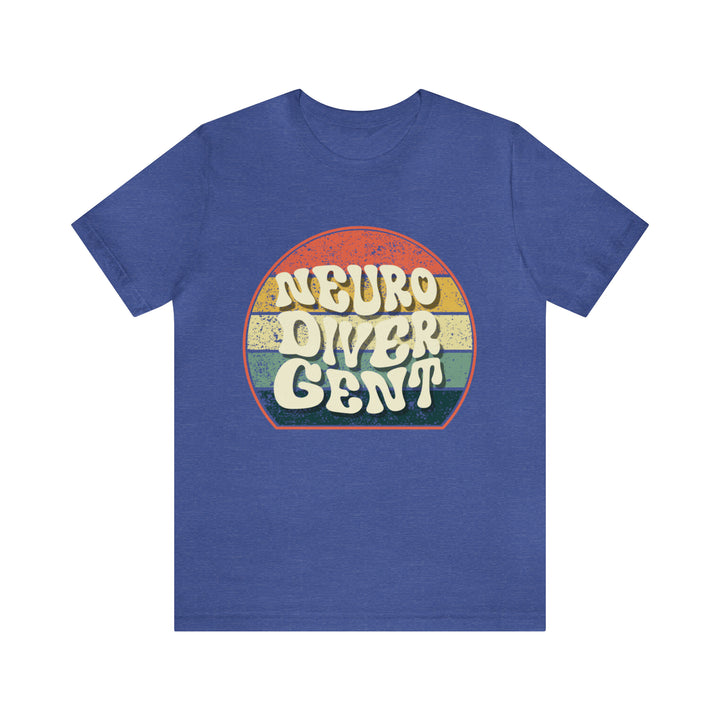 Groovy Retro Neurodivergent Tee