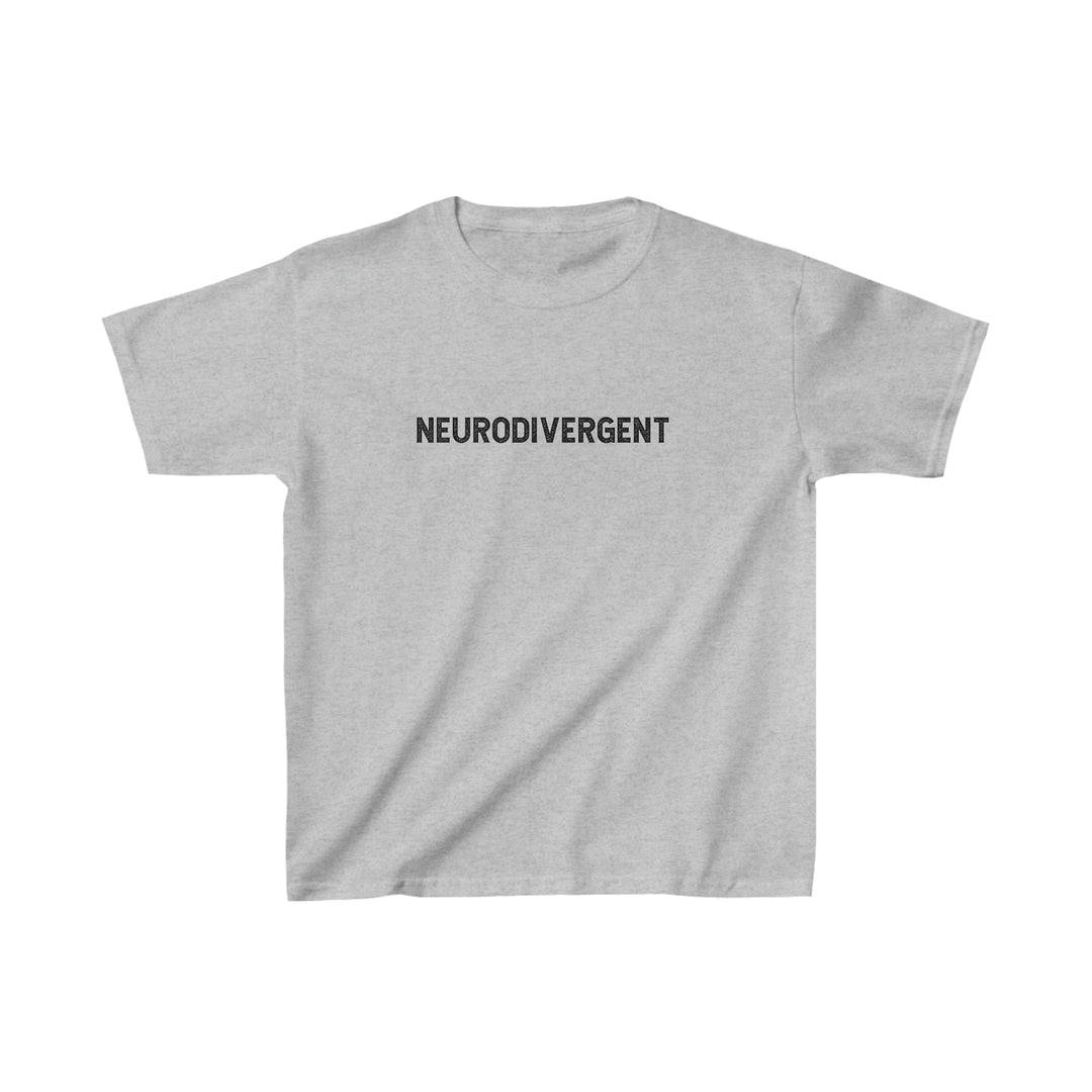 Kids Neurodivergent Distressed Text Tee