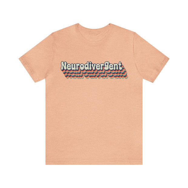 Retro Stacked Neurodivergent Tee