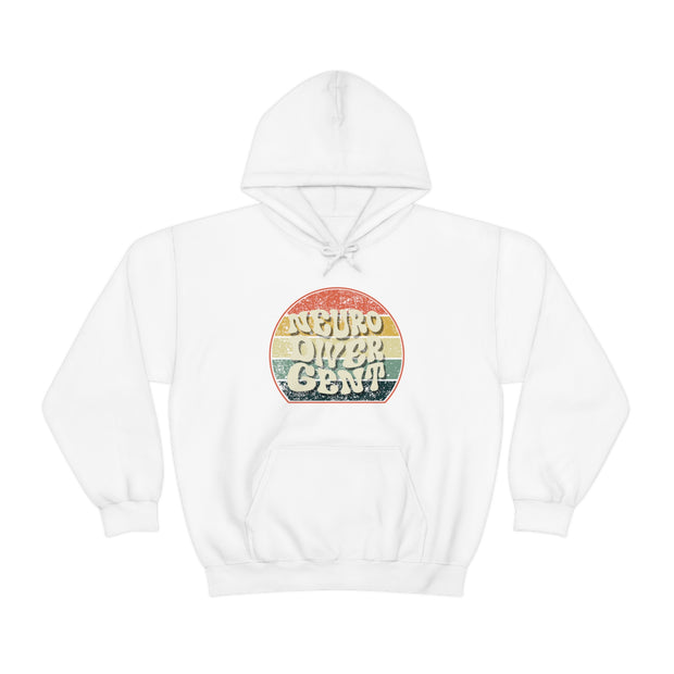 Retro Groovy Neurodivergent Hoodie