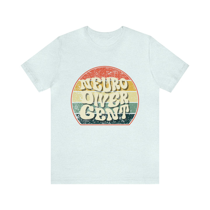 Groovy Retro Neurodivergent Tee