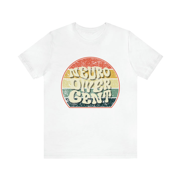 Groovy Retro Neurodivergent Tee