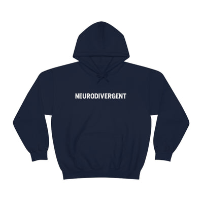 Neurodivergent Distressed Text Hoodie