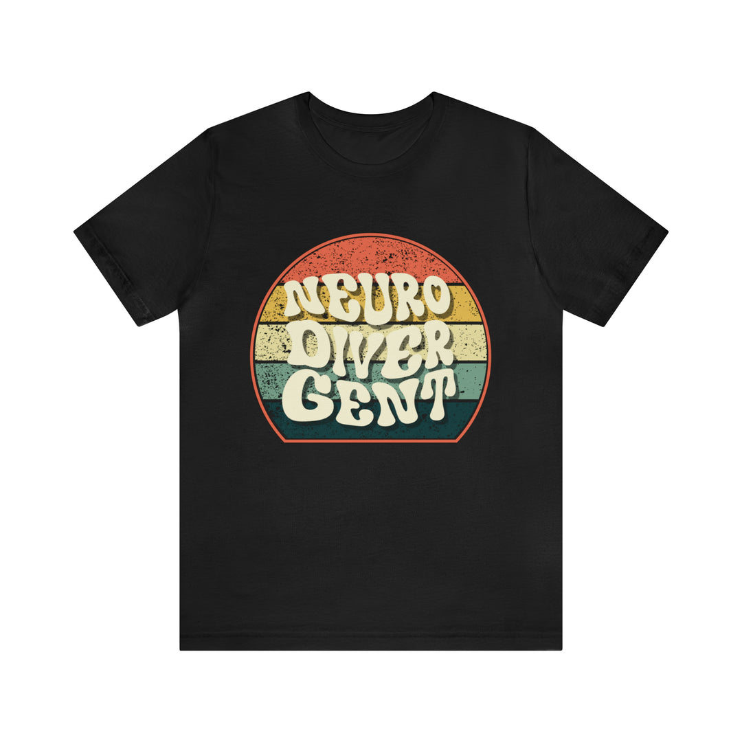 Groovy Retro Neurodivergent Tee